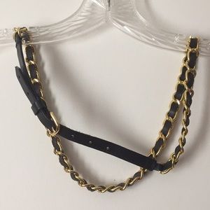 JOES GOLD CHAIN BLACK Belt